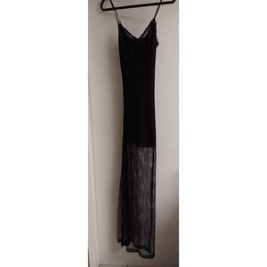 NWT~Dolls Kill Widow Black Beginning of the End Maxi Dress